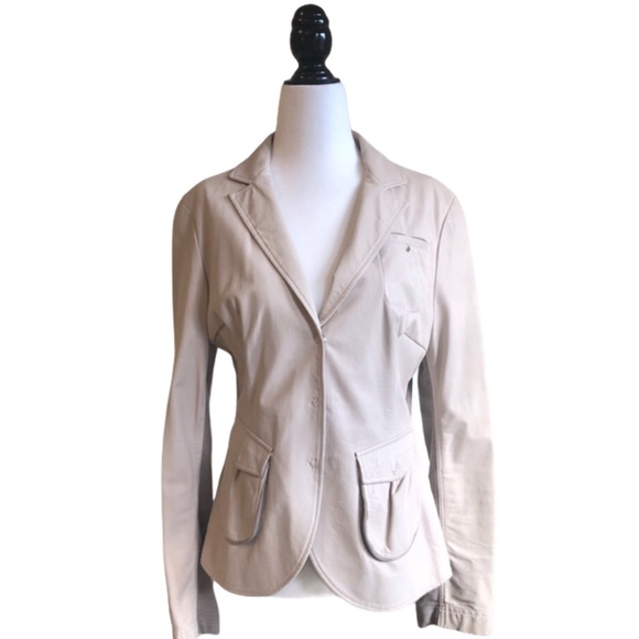 Brunello Cucinelli Jackets & Blazers - BRUNELLO CUCINELLI 100% LEATHER BLAZER JACKET